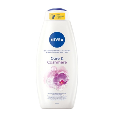 NIVEA Żel pod Prysznic 2w1 Care &amp; Cashmere 750ml