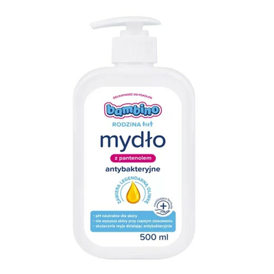 Bambino Rodzina Antybakteryjne Mydło do Mycia Rąk 500ml