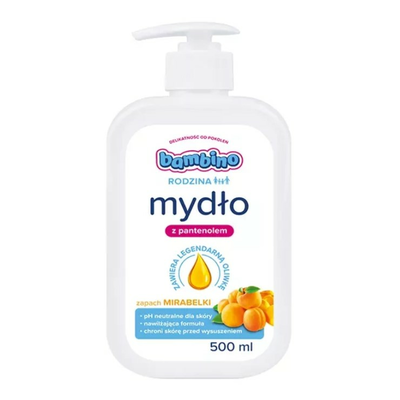 Bambino Rodzina Mydło do Mycia Rąk o Zapachu Mirabelki 500ml