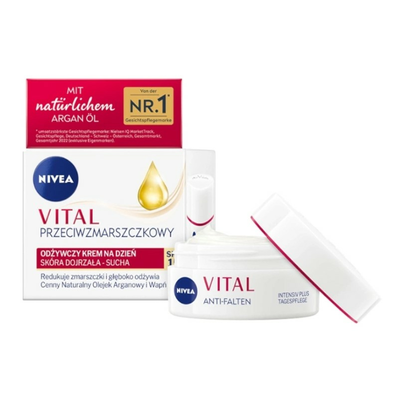 NIVEA Vital Przeciwzmarszczkowy Krem Odżywczy na Dzień SPF15 50ml
