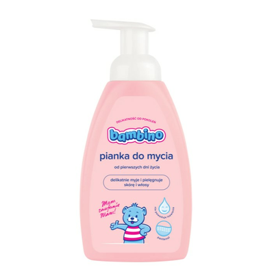 Bambino Pianka do Mycia Ciała i Włosów 2w1 od Pierwszego Dnia Życia 500ml
