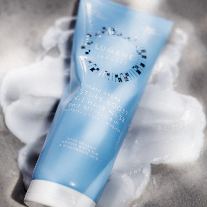 LUMENE Lahde Nordic Hydra Nawilżająca Maska do Włosów 2w1 200ml