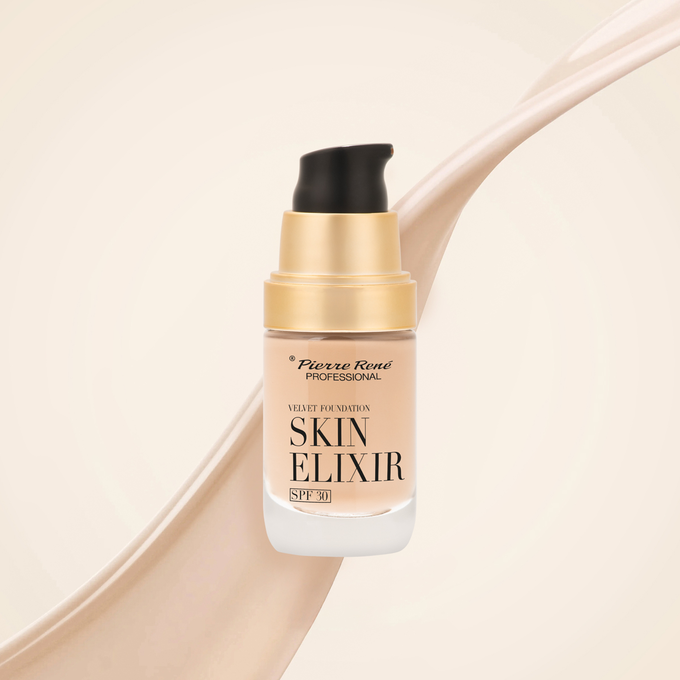 Pierre Rene Skin Elixir SPF30 Podkład Satynowy 01 Ivory Nude