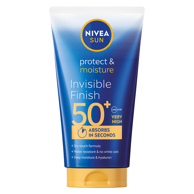 NIVEA Sun Protect &amp; Moisture Invisible Finish Balsam do Opalania SPF50+ 150ml