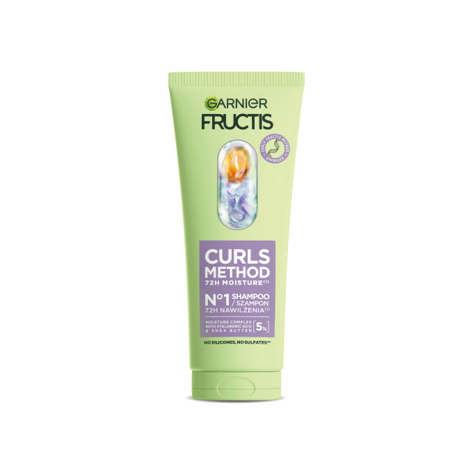 Garnier Fructis Curls Method Szampon Wypełniający Włosy Nawilżeniem 200ml