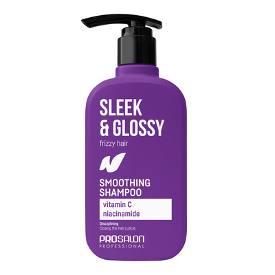 Prosalon Sleek &amp; Glossy Szampon Wygładzający 375ml