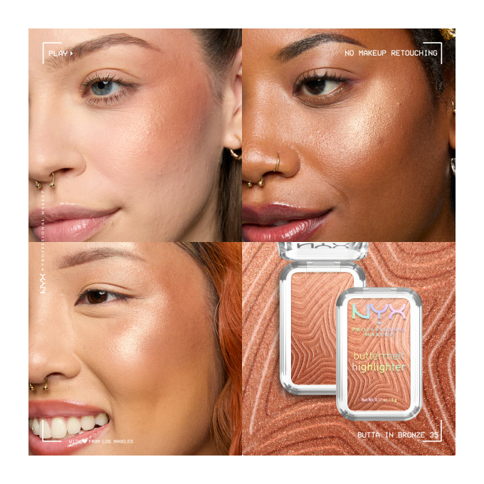 NYX Professional Makeup Buttermelt Rozświetlacz 35 Butta in Bronze