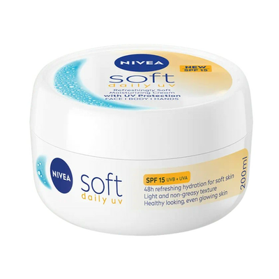 NIVEA Soft Daily UV Krem Nawilżający SPF15 200ml
