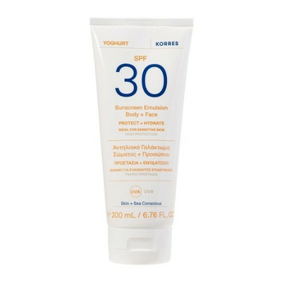 KORRES Yoghurt Emulsja Ochronna do Ciała i Twarzy SPF30 200ml