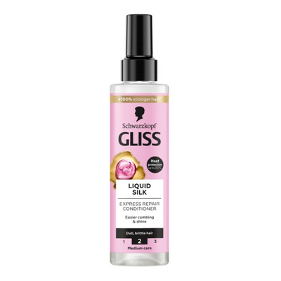 Schwarzkopf Gliss Liquid Silk Odżywka do Włosów z Ceramidami i Jedwabiem 200ml