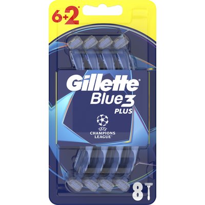 Gillette Blue 3 Plus Comfort Maszynka do Golenia 8 Sztuk