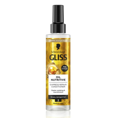 Schwarzkopf Gliss Oil Nutritive Odżywka do Włosów Przesuszonych i Zniszczonych 200ml