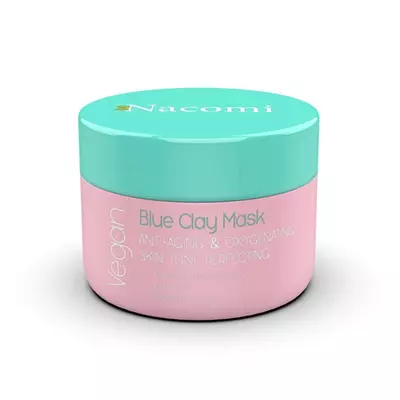 Nacomi Blue Clay Mask Maska Niebieska Przeciwzmarszczkowo-Dotleniająca