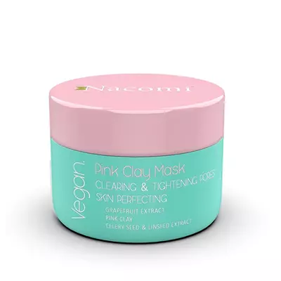 Nacomi Pink Clay Mask Maska Różowa Oczyszczająco-Ściągająca