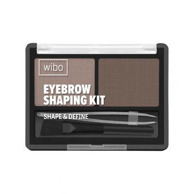 WIBO Eyebrow Shapink Kit Zestaw do Makijażu Brwi 4 Cool Brown
