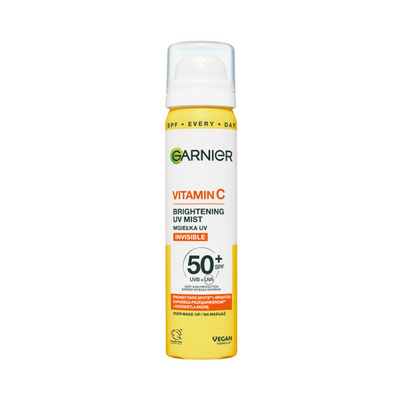 Garnier Vitamin C Rozświetlająca Mgiełka z Filtrem SPF50+ 75ml