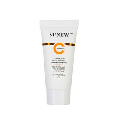 Sunew Med+ Lekki Krem do Twarzy z Witaminą C na Dzień i Noc 20ml