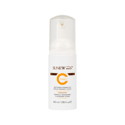 Sunew Med+ Vitamin C Aktywna Pianka do Mycia Twarzy i Oczu 40ml
