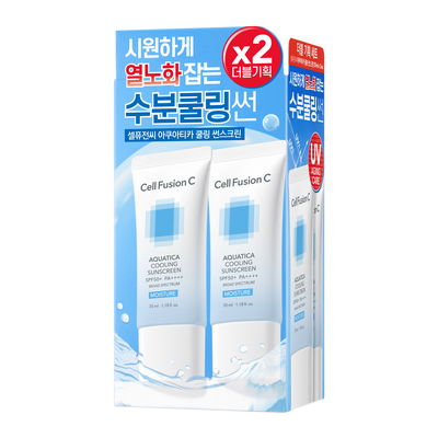Cell Fusion C Aquatica Cooling Krem Chłodząco-Nawilżający SPF50+ 2x35ml