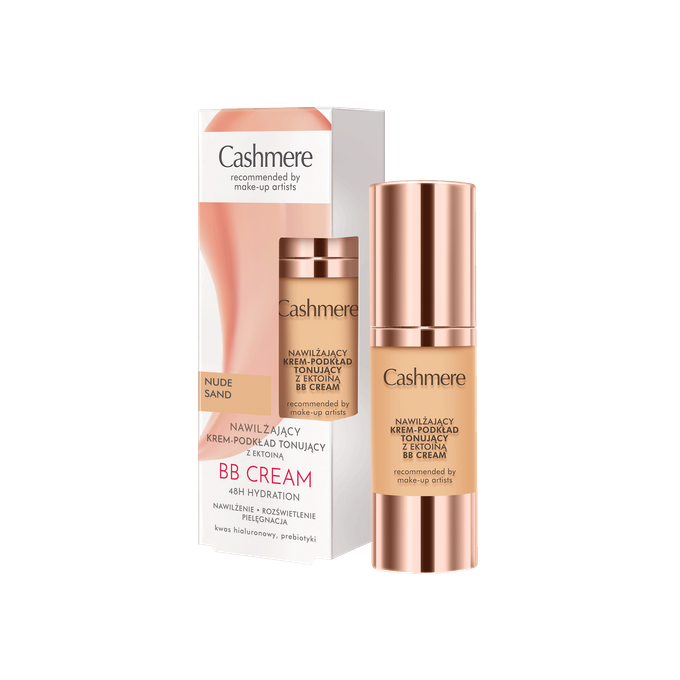 Cashmere Nawilżający Krem-Podkład Tonujący z Ektoiną Nude Sand 30ml