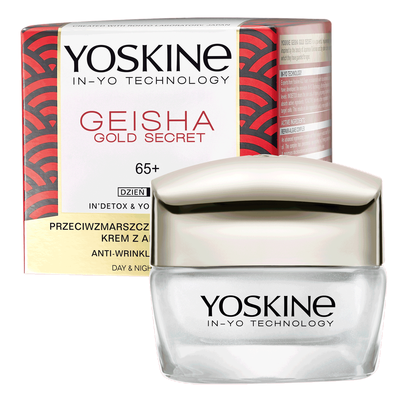 YOSKINE Geisha Gold Secret Przeciwzmarszczkowe Ujędrnienie Krem z z Algą Nori 65+ 50ml