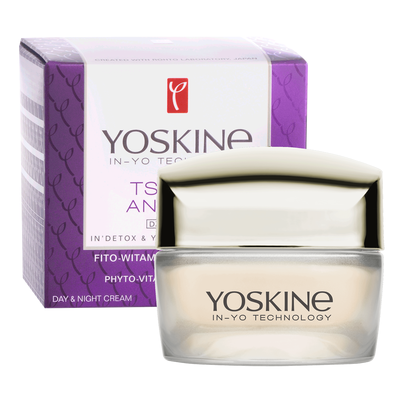 YOSKINE Tsubaki Anti-Age 65+ Krem Fito-Witaminowa Odbudowa 50ml