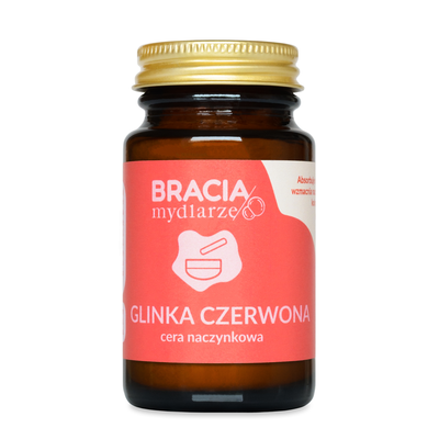 Bracia Mydlarze Glinka Czerwona do Cery Naczynkowej 75ml