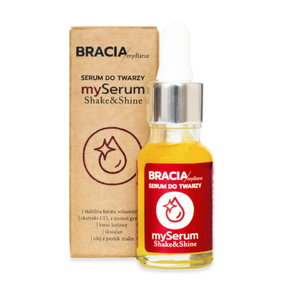 Bracia Mydlarze MySerum Shake&amp;Shine Serum do Twarzy z Witaminą C 15ml