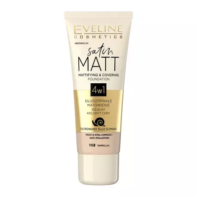 Eveline Podkład Satin Matt 102 Vanilla 30ml
