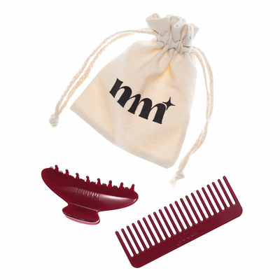 Milky Mane Essential Set Zestaw Spinka + Grzebień Cherry