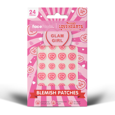 Face Facts Plasterki na Niedoskonałości Glam Girl Love Hearts