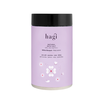 Hagi Naturalna Sól do Kąpieli Biały Bukiet 480g