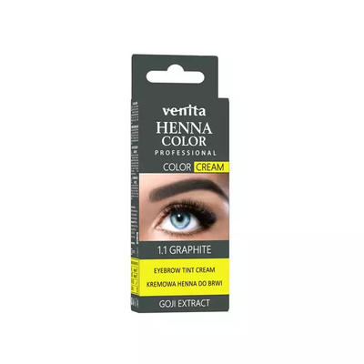 Venita Kremowa Henna do Brwi 1.1 Graphite