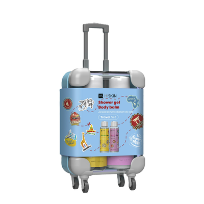 HISKIN Zestaw w Walizce Żel pod Prysznic + Balsam do Ciała Travel Size