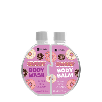 HISKIN Zestaw Pina Colada Żel do Mycia Ciała + Balsam Travel Size