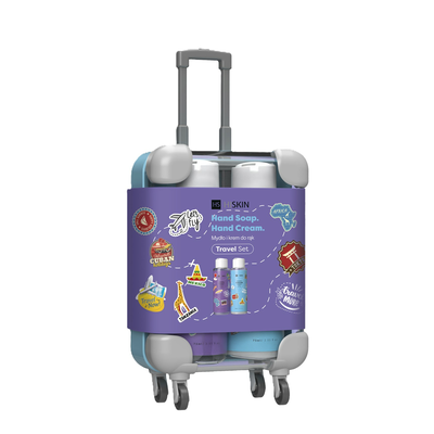 HISKIN Zestaw w Walizce Mydło + Krem do Rąk Travel Size