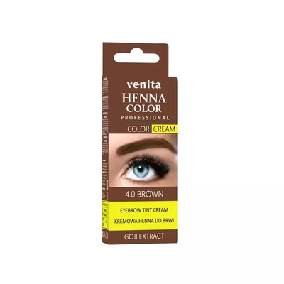 Venita Kremowa Henna do Brwi 4.0 Brąz