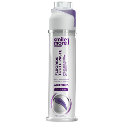 HISKIN Smile More Wybielająca Pasta do Zębów z Fluorem Fresh Mint 100ml
