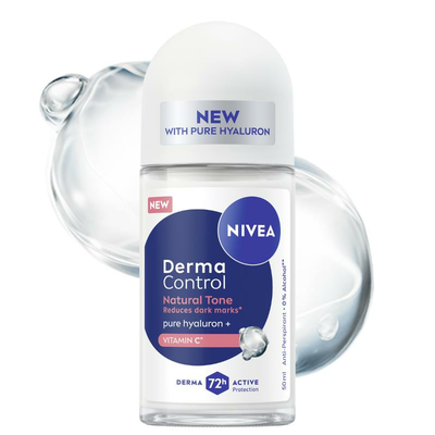 NIVEA Derma Control Natural Tone Antyperspirant Roll-On 50ml