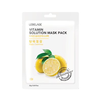 Lebelage Vitamin Solution Maska w Płachcie z Kompleksem Witamin