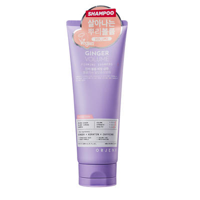 ORJENA Ginger Volume Wzmacniający Szampon do Włosów z Imbirem 200ml