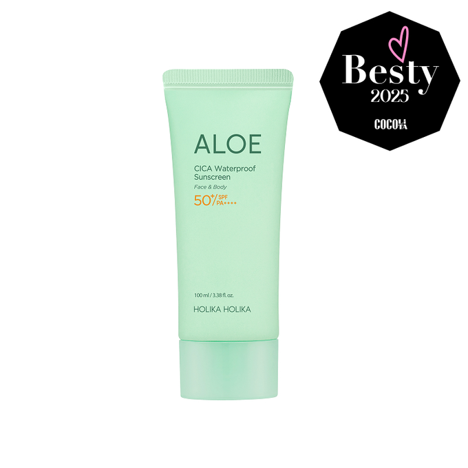 Holika Holika Aloe Cica Waterproof Sunscreen Krem-el z Filtrem SPF50+  PA++++ 100ml - sklep Cocolita