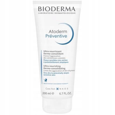 Bioderma Atoderm Preventive Odżywczy Krem Wzmacniający 200ml
