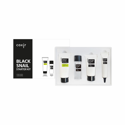 Coxir Black Snail Starter Kit Zestaw Regenerujący z Mucyną Ślimaka i Kolagenem