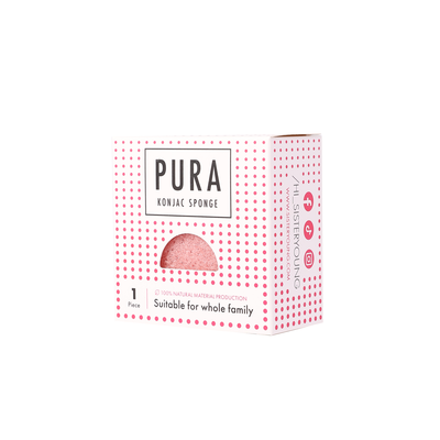 Sister Young Pora Konjac Sponge Gąbka do Twarzy Pink