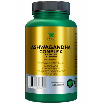 Lanco Ashwagandha Complex Suplement Diety 60 Kapsułek