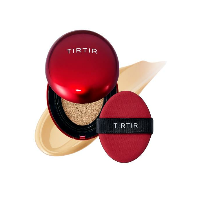 TIRTIR Mask Fit Red Cushion SPF 40 PA++ Podkład w Poduszce 22W Sheer Beige 18g