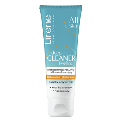 Lirene Deep Cleaner Peeling Drobnoziarnisty Peeling Delikatnie Złuszczający 75ml