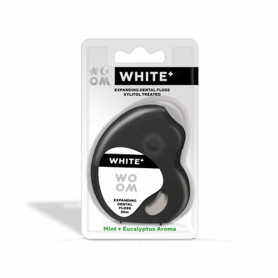 WOOM White+ Pęczniejąca Nić Dentystyczna 30m