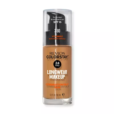 Revlon ColorStay Podkład Cera Tłusta i Mieszana 330 Natural Tan z pompką 